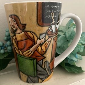 MSC Joie de Vivre Mug - Yvonne Douillard - Barista Coffee Shop Scene